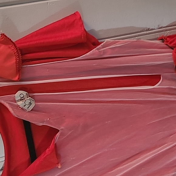 Vintage red dress - Picture 6 of 7